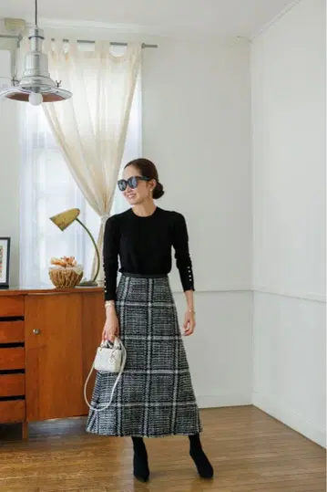 bluelea 트위드 스커트