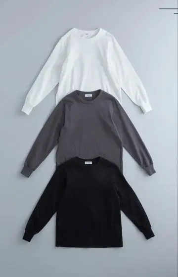 [ 미사용 택 포함 ] 아틀리에 나루세 바스크 코튼 티셔츠 롱 슬리브