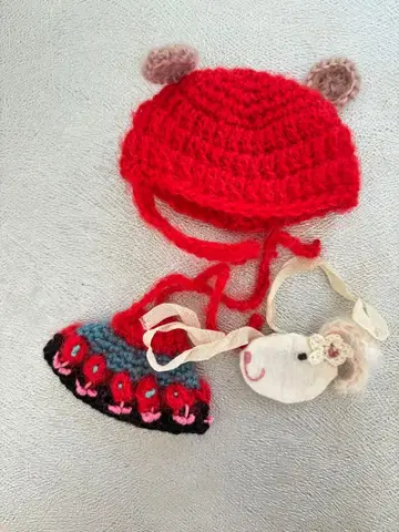 작가님 팝마트 브라이스 곰 귀도리 모자와 옷 갈아입기 의류 세트