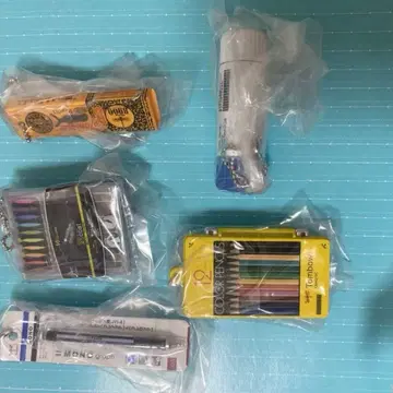 가챠가챠 잠자리 연필 미니어처 참 5종