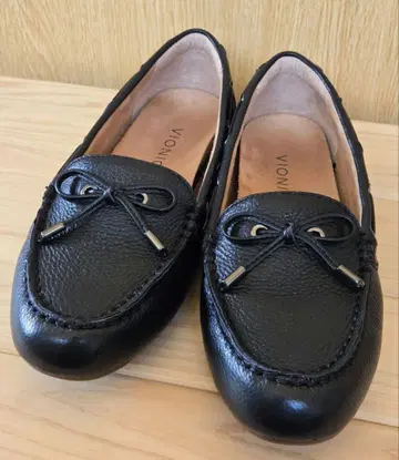 VIONIC 코리네 모카신 슬리퍼 블랙 6