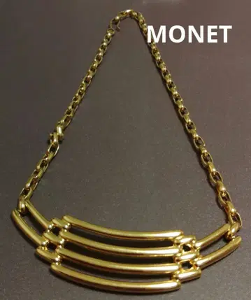 MONET 골드 컬러 도금 목걸이