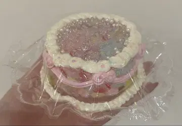 kikisquishy XL 클리어 꽃 케이크 스퀴즈 쪼물쪼물