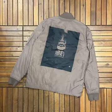 OBEY 오베이 MA-1 디자인 백 프린트 집업 자켓