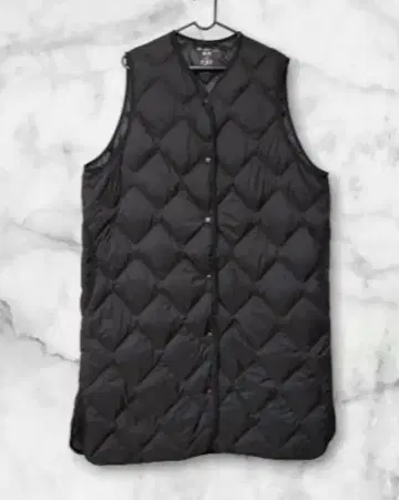 UNIQLO 울트라 라이트 다운 롱 베스트 XL 블랙