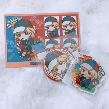 사노 만지로 브로마이드 캔뱃지 아크릴 키링 마루쿠지