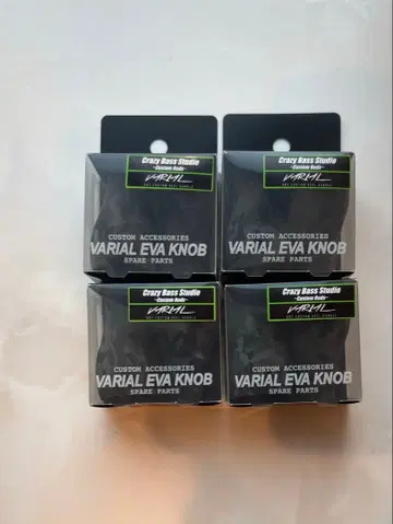 크레이지 버스 스튜디오 DRT 바리얼 노브 팻 노브 4개 블랙 카모