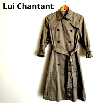 새상품급 Lui chantant 카키 더블 브레스트 트렌치코트 M