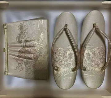 골드 컬러 꽃무늬 일본 의류용 백과 조리 세트