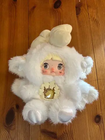 미사용 새상품 귀여운 화이트 노미짱 봉제 인형