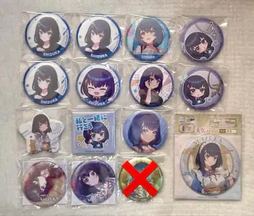 유메스테 월드다이스타 시즈카 시리우스 캔뱃지 캔배치 세트