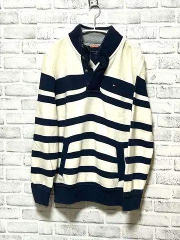 타미힐피거 맨투맨 트레이닝복 보더 보아 안감