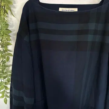 BEAMS BOY 빅 타탄 바스크 셔츠