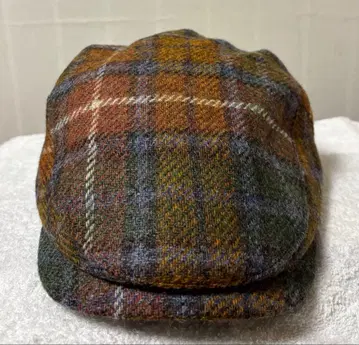 tokio hat 체크 무늬 울 헌팅 모자
