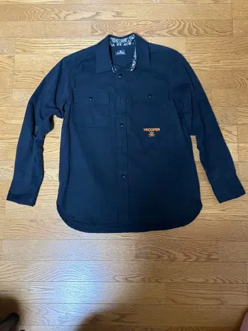 Subciety TROOPER 블랙 버튼 셔츠 XL 사이즈