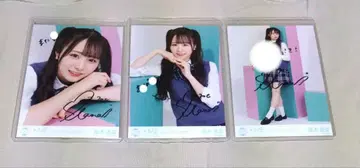 오기 하나 친필 사인 브로마이드 컴프