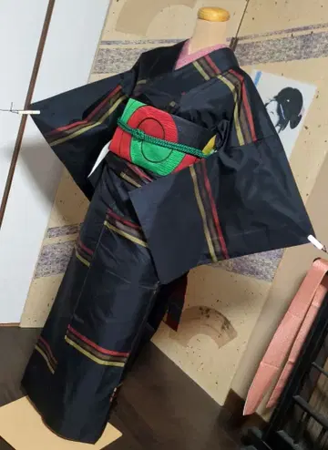 4점 세트 오시마 명주 하카타 나고야 오비