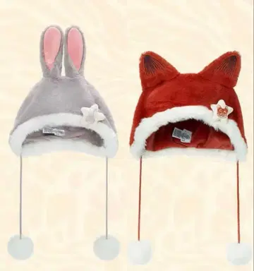 상하이 디즈니 주토피아 팬캡 닉 주디 세트