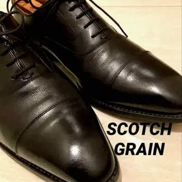 스코치 그레인 스트레이트 팁