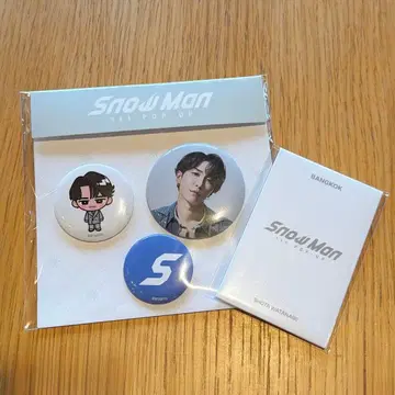 와타나베 쇼타 방콕 한정판 snowman 팝업 캔뱃지 트레이딩 카드