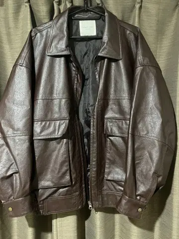 FREAK'S STORE 다크 브라운 가죽 자켓 사이즈 F