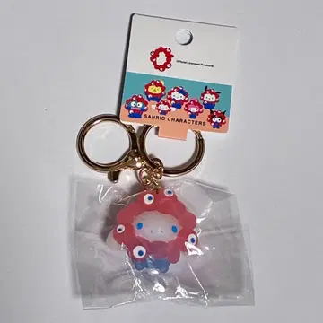 만박 산리오 미야쿠미야쿠 입체 마스코트 키링 클리어 시나모롤