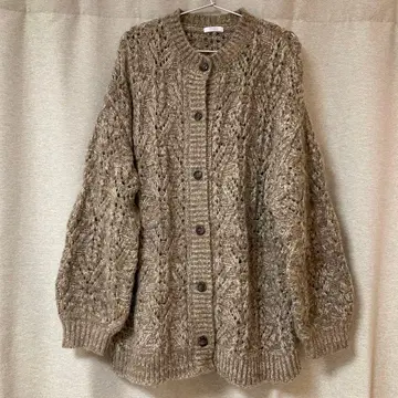 로리즈팜 케이블 니트 가디건