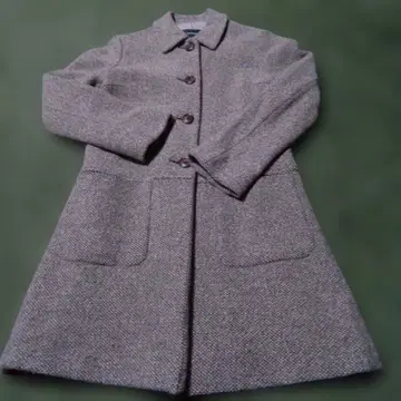 NEWYORKER 그레이 계열 버튼 코트