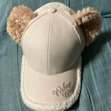 귀 달린 베이지 캡 Wishing Dream
