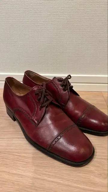VARESE 가죽 신발 보르도 사이즈 7 1/2