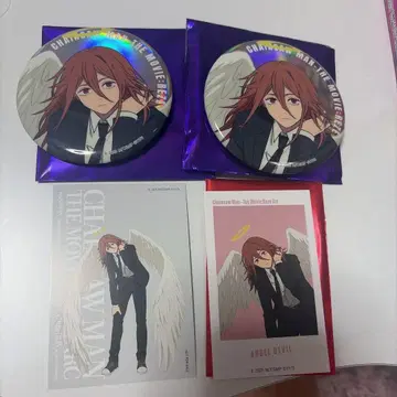 베이스 야드 도쿄 천사의 악마 캔뱃지 스티커 특전