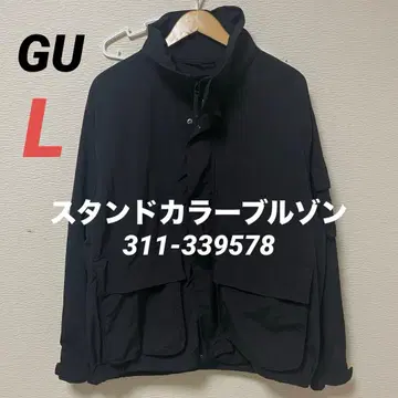 GU 오버 사이즈 스탠드 카라 블루종 311-339578 지유