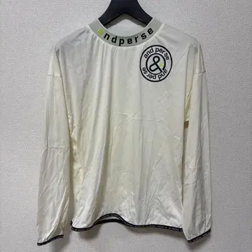 and per se 아이보리 로고 긴팔 얇은 소재 M 사이즈