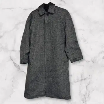 그레이 롱 코트 남성용