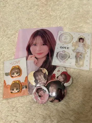 = LOVE 오바 하나나 굿즈 세트