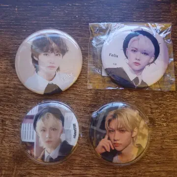 스트레이키즈 straykids 필릭스 캔뱃지 4개 세트