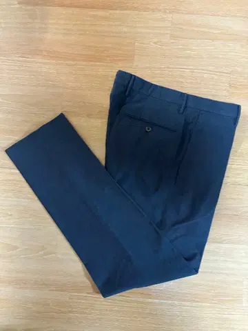 INCOTEX 슬림핏 네이비 팬츠