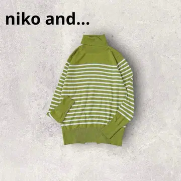 니코앤드 풀오버 니트 터틀넥 워셔블 상의 캐주얼