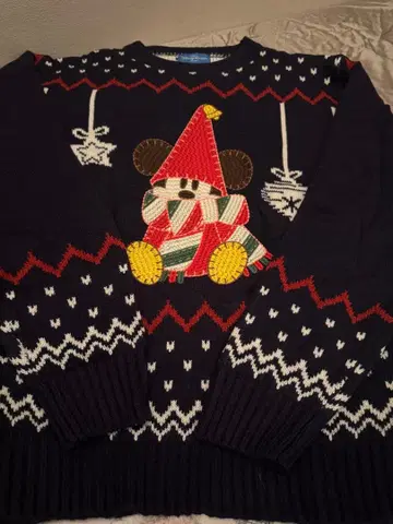 릴리 린린 니트 스웨터 디즈니 크리스마스