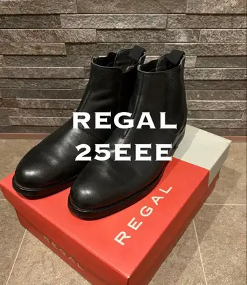 REGAL GORE-TEX 사이드 고어 부츠 블랙 25EEE 리걸