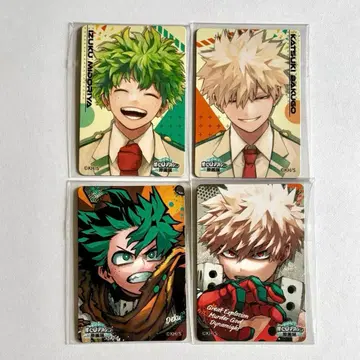 히로아카 원화전 마그넷 스티커 미도리야 이즈쿠 바쿠고 카츠키 세트