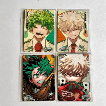 히로아카 원화전 마그넷 스티커 미도리야 이즈쿠 바쿠고 카츠키 4장 세트