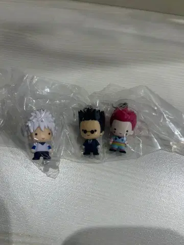 애니메이션 캐릭터 아크릴 키링 3개 세트