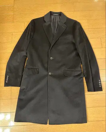 [월말 가격 인하] 미사용 제냐 캐시미어 100% 체스터 코트 네이비 L