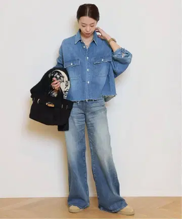 JOHNBULL CROPPED DENIM SH