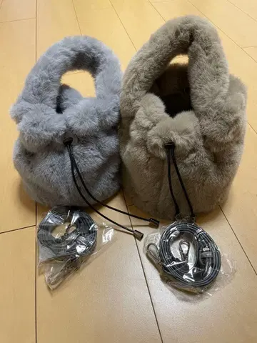 퍼 숄더백 2종 세트