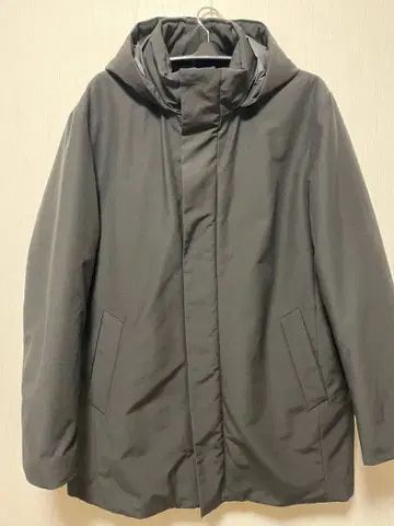 유니클로 하이브리드 다운 코트 블랙 XL 새상품급