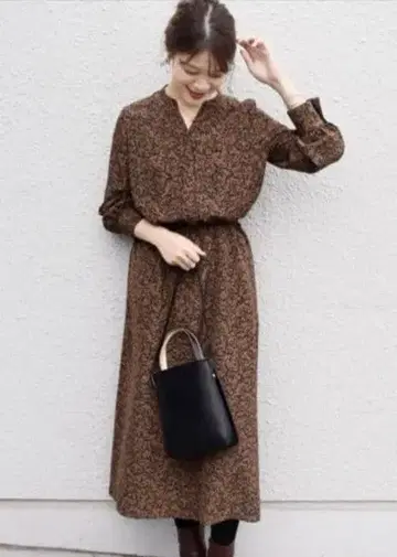 SHIPS 긴팔 롱 원피스