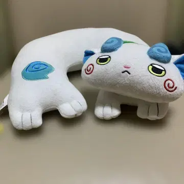 레어 반다이 요괴워치 코마 씨 봉제 인형 넥 필로우
