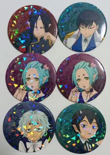 호오즈키의 냉철 캔뱃지 6개 세트